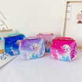 Miniatyrbillede 2 af 3: Frozen Messenger Bag PU Tegnebog Cartoon Kids Girl Gave Rosa Rosa