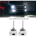 Miniatyrbilde 4 av 4: 2 stk. D1S 6000K 35W bil xenonlampe frontlyspærer erstatning.ca