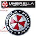 Miniatyrbillede 3 af 5: 3D Dekaler i aluminiumslegering fra Umbrella Corporation Resident Evil B