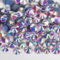 Hot-Fix Flat Back Rhinestones, Glas Krystal Håndværkspynt, 1.440 Stykker Til DIY Tøj & Tilbehør, SS16 3,8–4mm