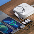 Miniatyrbillede 2 af 5: USB C Han til 3 USB C Hun-stik Splitter til Type C Telefoner, Tablets, Bærbare Computere