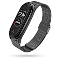 Miniatyrbillede 1 af 4: Tech-Protect Milanesebånd Xiaomi Mi Smart Band 5 - Sort Black Svart