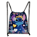 Pikkukuva 1 / 4: Lilo ja Stitch Lapset Pojat Tytöt Koulu PE Uinti Urheilu Vetoketju Laukku Reppu #1 32x38cm #1 32x38cm #1