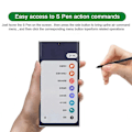 Miniatyrbillede 4 af 5: Til Samsung Galaxy S22 Ultra 5g Sm-908b Touchscreen Pen (Sort)