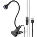 [CA] Negletørrer UV-lampe, USB 3W UV LED, til mobiltelefon- og kredsløbsreparation (Sort)