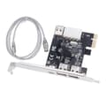 PCI-E 1X 1394 4 Port DV HD Video Capture Card Firewire-kort 800/400/200/100Mbps Stöder Hot-Swappin