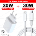 Pikkukuva 1 / 5: PD 30W Pikalaturi Applelle iPhone 15 11 12 13 14 Pro Max XR X XS Max 8 Plus Puhelinlaturin Kaapeli Pikalataustarvikkeet