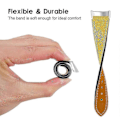 Miniatyrbild 2 av 5: Premium Äkta Läder Justerbart Armband för Fitbit Charge 6/5 - Perfekt Gul Yellow Fitbit Charge 6