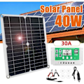 Miniatyrbild 2 av 4: Solpanel Kit 40W Laddare 60A 12V med Controllerbejoey.ca