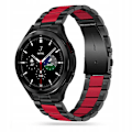 Miniatyrbillede 1 af 4: Tech-Protect Galaxy Watch 4/5/5 Pro/6/7/FE Armbånd Rustfrit Stål Sort/Rød