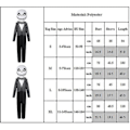 Miniatyrbillede 3 af 5: 3-14 år Børn Halloween Nightmare Jack Skellington Cosplay Jumpsuit Med Maske V 3-4 år (ca) 3-4 Years