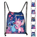 Miniatyrbild 3 av 4: Lilo och Stitch Barn Pojkar Flickor Skola PE Simning Sport Snörpåse Ryggsäck #5 32x38cm #5 32x38cm #5
