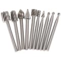 Elektrisk slipeverktøy, roterende borfreser, 10 stk, 3 mm