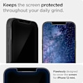 Miniatyrbillede 3 af 5: SPIGEN Ez Fit 2-pak Hærdet Glas Skærmbeskyttelse.Tr iPhone 12 & 12 Pro 120