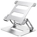 Miniatyrbild 1 av 5: Tabletställ för skrivbord - Justerbart hopfällbart aluminiumstativ för e-läsare, silver