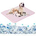 Miniatyrbillede 1 af 3: Kølemåtte til Hunde, Kølende Måtte, Vasket Kennel Sofa Seng Køletæppe Pink Pink L