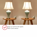 Miniatyrbilde 3 av 4: 2 stk. Bi-Polig Mellomstrømbryter 6A 250V Vippebryter Dimmer/Bryter for Lampe, Hvit