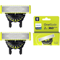 Miniatyrbillede 4 af 4: Philips Originale udskiftningsblade i rustfrit stål, kompatible med elektriske barbermaskiner (model QP250/50) 3 stk. (ca.) 3 pice