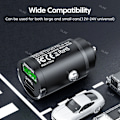 Miniatyrbillede 4 af 5: Mini 100W USB Type C Billader Hurtig Opladning QC3.0 PD Billader Adapter Til iPhone Samsung Huawei Xiaomi