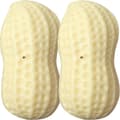 Squeaky Peanut Modeling Hundleksaker för Tuggning 14X8CM TPR Material 2-pack