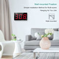 Miniatyrbilde 3 av 4: Ulisem Profesjonell lydnivåmåler med faste alarmgrenser, digitalt LCD-desibelmeter, bærbar 30-130 dB.ca