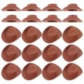Mini cowboyhatte, 20 stk. små minihatte til dukkedekoration, dukkehus tilbehør