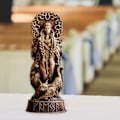 Miniatyrbild 1 av 5: Freja staty nordisk gud snidad altare hedniskt Asatru vikingagud A
