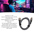 Miniatyrbilde 4 av 4: DisplayPort 2.1-kabel 16K 30Hz 40Gbps 3D Dynamisk HDR Hann til Hann DisplayPort-kabel for FreeSync for G Sync Gaming-skjerm 1,5 m