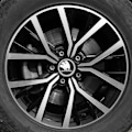 Pikkukuva 4 / 5: 4 kpl - Skoda Navakapselit / Pyörännavan embleemit - Auto 60 56 mm