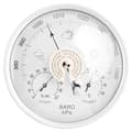 Digital inomhushygrometer, portabel 3 i 1, väggmonterad vädertermometer, barometer, hygrometer för hemmet
