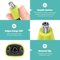 Miniatyrbilde 3 av 5: 2 erstatningshoder, blad for Philips OneBlade nese og ører