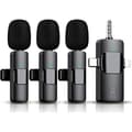 3 i 1 Trådlös Lavalier Mikrofon för iPhone, iPad, Android, Kamera,1