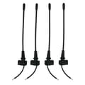 4 st Mikrofonantenn Passar för EW100G2/100G3 Trådlös Mikrofon Bodypack Reparation Mic Del
