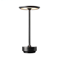 Miniatyrbild 2 av 5: Sladdlös bordslampa dimbar vattentät metall USB-laddningsbar bordslampa -1pc-WELLNGS black