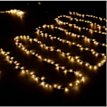 Miniatyrbild 4 av 4: 100 m LED Ljusslinga för Utomhusbruk - 600 Lampor, IP44 Vattentät