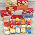 Miniatyrbillede 2 af 5: 2024 McDonald's Mini Crocs Nøglering Happy Meal Legetøj Komplett Sød Mini Nøglering - Xin Style 8