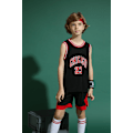 Miniatyrbild 2 av 4: Michael Jordan No.23 Baskettröja Set Bulls Uniform för barn tonåringar W T Svart White M (130-140CM)