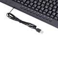 Miniatyrbillede 2 af 4: Kablet tastatur Mini 87 taster USB Skrivebord Bærbar computer Tilbehør til kontor Arabisk