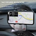 Pikkukuva 3 / 5: Autopuhelinpidike 360 asteen pyörityksellä, kojelaudan matkapuhelinpidike autopuhelinpidike GPS:lle ja 4-7 tuuman älypuhelimille (musta)
