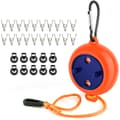 Utdragbar tvättlina 10 m 2-pack LWMTT