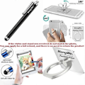 Miniatyrbilde 2 av 4: Galaxy Z Fold 2 5G Deksel Lær Sammenleggbar Slim Flip Case Borrelås Penneholder Avtakbar Sammenleggbar Samsung G