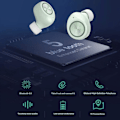 Pikkukuva 2 / 5: Aidot langattomat V5.0 Bluetooth -kuulokkeet, vedenpitävät LED-urheilukuulokkeet, langattomat in-ear-kuulokkeet
