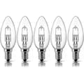[CA] 5-pack 28W E14 Halogenlampor med Liten Edisonsockel och 2700K Varmvitt Dimbar Funktion
