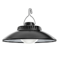 Pikkukuva 1 / 5: LED-retrolamppu lämpimällä valolla, tunnelmallinen telttavalaisin sisäänrakennetulla akulla, koukulla, ladattava retkeilyvalaisin, riippuva tunnelmavalaisin - XC (FMY) Musta