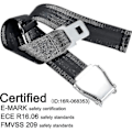 Miniatyrbild 2 av 5: Flygplansbältesförlängare E4-certifierad, justerbar från 15 cm till 81 cm