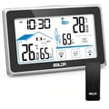 Väderstation med utomhussensor - Trådlös termometer för inomhus och utomhus, digital termometer hygrometer