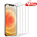 Miniatyrbilde 1 av 5: 4 stk Anti-Risse Beskyttelsesglass for iPhone 14 15 Plus 12 13 Mini Skjermbeskytter for iPhone 15 14 11 12 13 Pro Xr Xs Max for iPhone 12 For iPhone 12 4 Piece