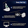 Miniatyrbillede 3 af 5: CASA WiFi 7 BE200 Pro Pcie Trådløst Netværkskort + 10DB Antenne BT5.4 Tri Band 2.4G/5G/6GHz BE200 WiFi