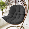 Miniatyrbillede 3 af 4: Havelænestolspude i mange farver - Aftagelig til vask - Perfet Black Black.ca Black 80*120cm