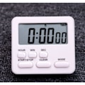 Miniatyrbillede 1 af 4: 24-timers digital køkkenur, stor skærm, høj alarm, hvid